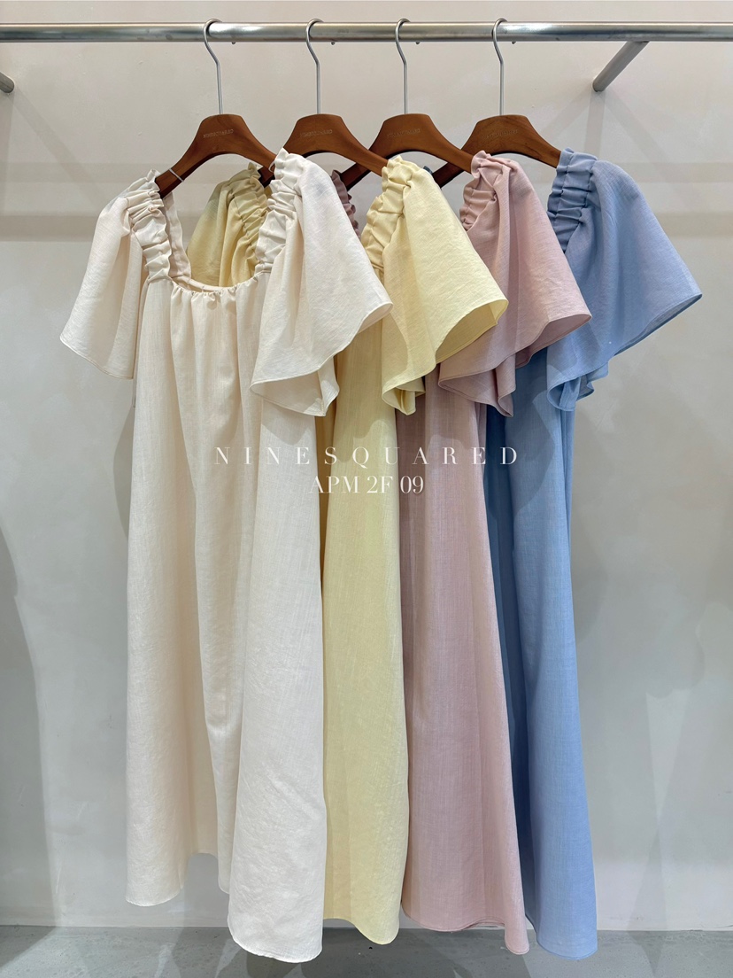 NINESQUARED韓國㊣直郵東大門代購女裝新品休閑25春夏連衣裙NINESQUARED連衣裙
