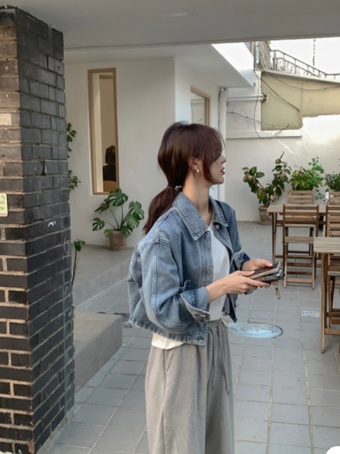 MAYBEEN韓國直郵㊣女裝新品熱賣時尚人氣推薦休閑25春夏夾克MAYBEEN夾克