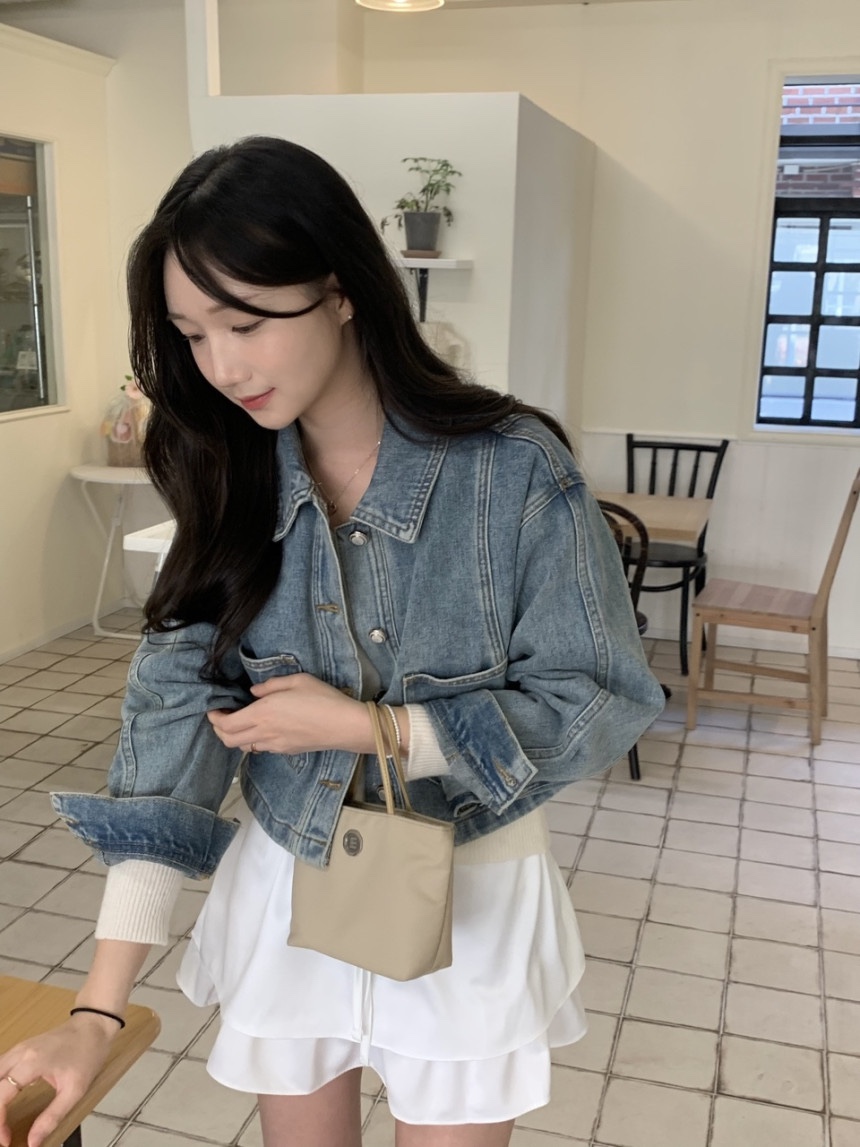 MAYBEEN韓國直郵㊣女裝新品熱賣時尚人氣推薦休閑25春夏夾克MAYBEEN夾克