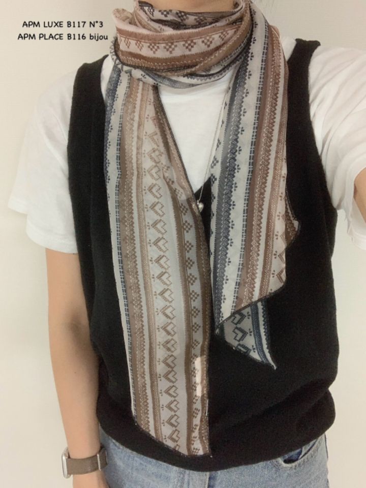 N3直郵韓國代購㊣女裝新品25春夏推薦休閑熱賣時尚圍巾披肩N3圍巾/披肩