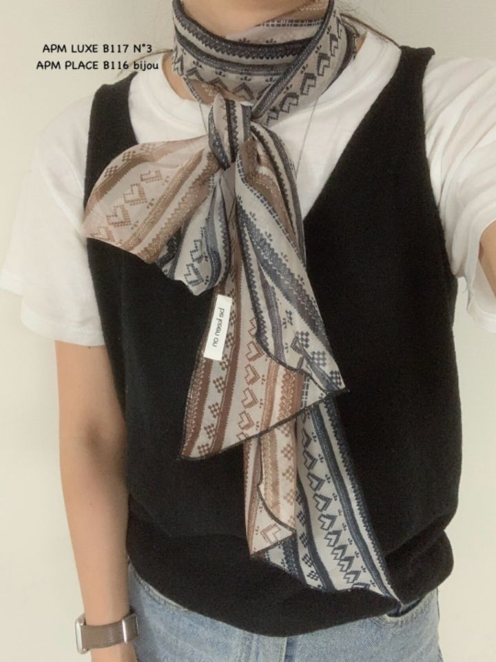 N3直郵韓國代購㊣女裝新品25春夏推薦休閑熱賣時尚圍巾披肩N3圍巾/披肩