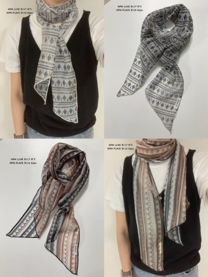 N3直郵韓國代購㊣女裝新品25春夏推薦休閑熱賣時尚圍巾披肩N3圍巾/披肩