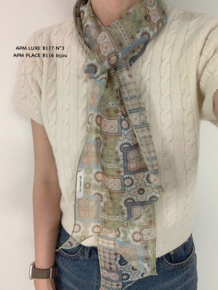N3韓國直郵㊣東大門實拍女裝新品休閑時尚25春夏熱賣圍巾披肩N3圍巾/披肩
