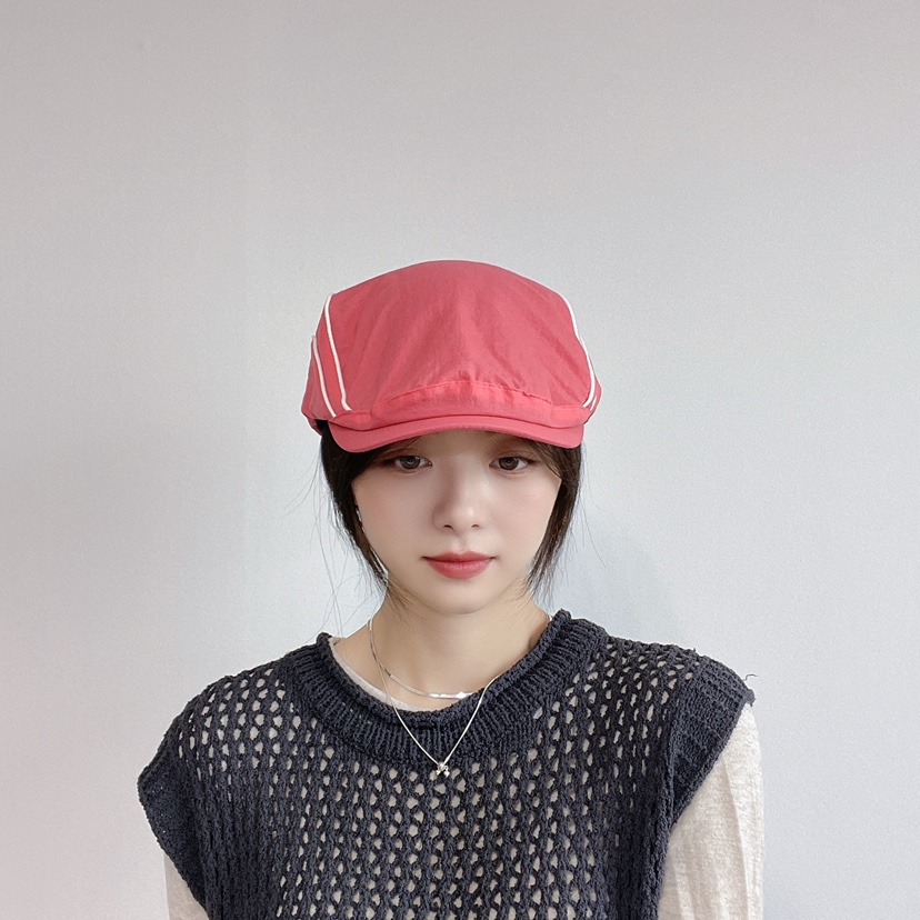 LOVELY HAT韓國㊣直郵東大門代購女裝新款熱賣休閑時尚帽子LOVELY HAT帽子圖色2