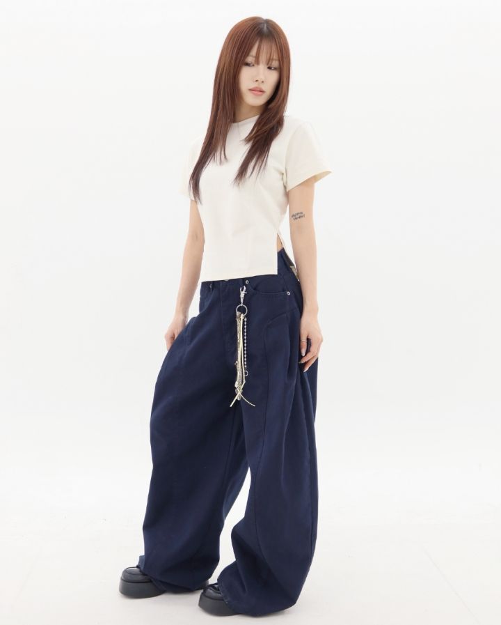 LIVE FOREVER韓國直郵㊣東大門實拍女裝新品25春夏人氣T恤LIVE FOR_EVERT恤