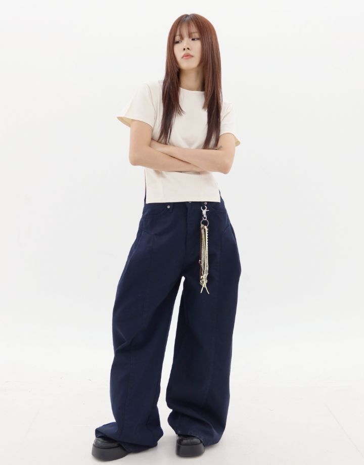 LIVE FOREVER韓國直郵㊣東大門實拍女裝新品25春夏人氣T恤LIVE FOR_EVERT恤