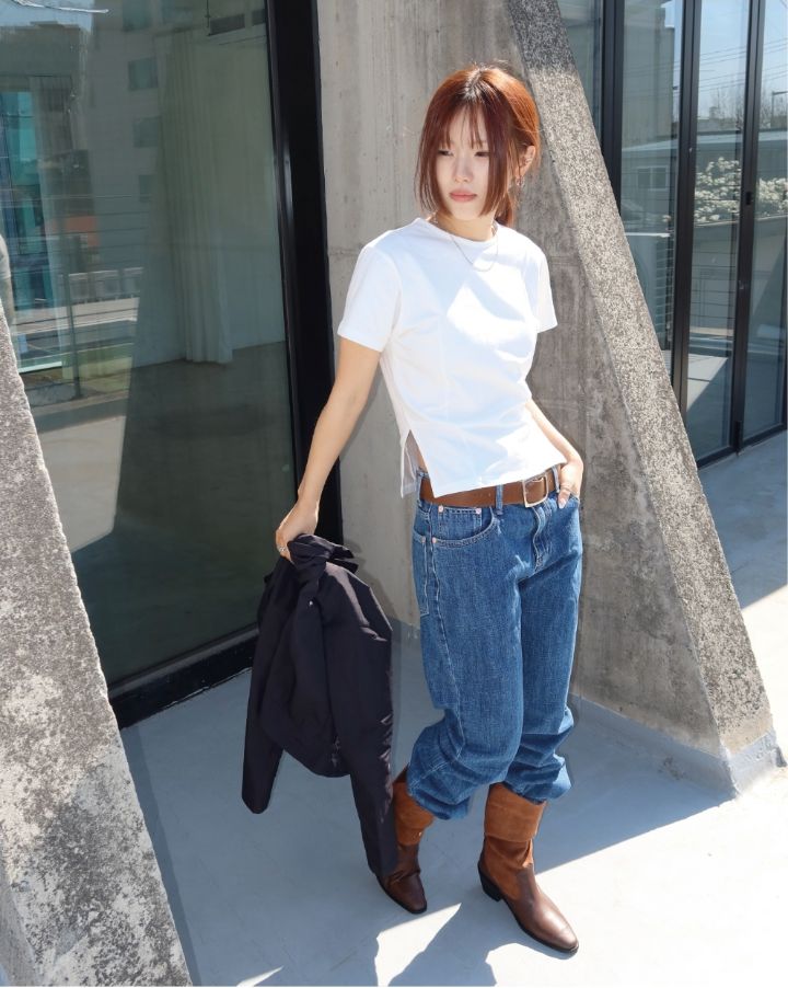 LIVE FOREVER韓國直郵㊣東大門實拍女裝新品25春夏人氣T恤LIVE FOR_EVERT恤