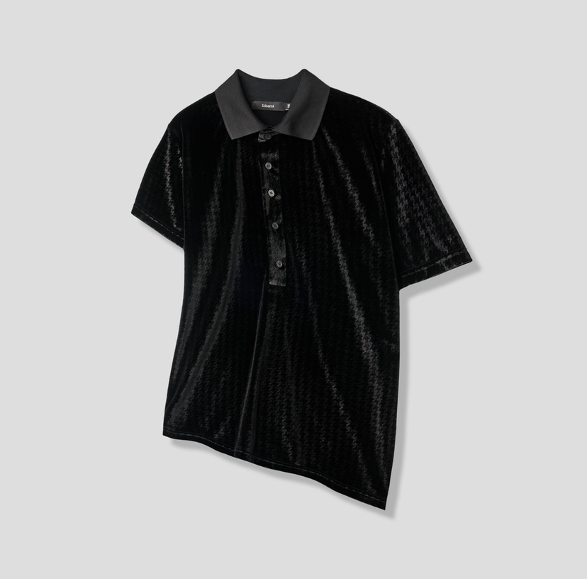 N.BLACKSTORE韓國直郵㊣東大門實拍女裝新品熱賣T恤天鵝絨N.BLACKSTORET恤