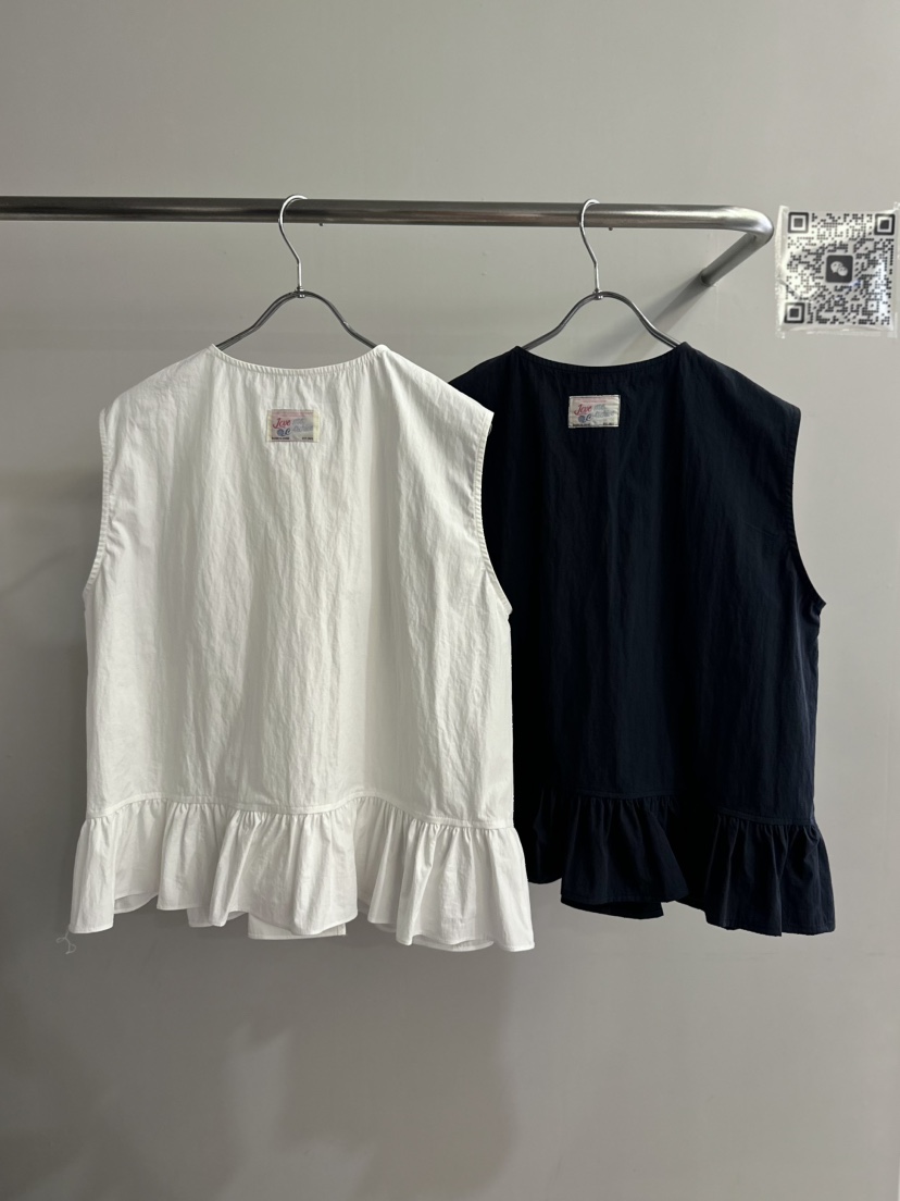ARCHIVE-P直郵韓國代購㊣女裝新品熱賣人氣時尚馬甲荷葉邊ARCHIVE-P馬甲