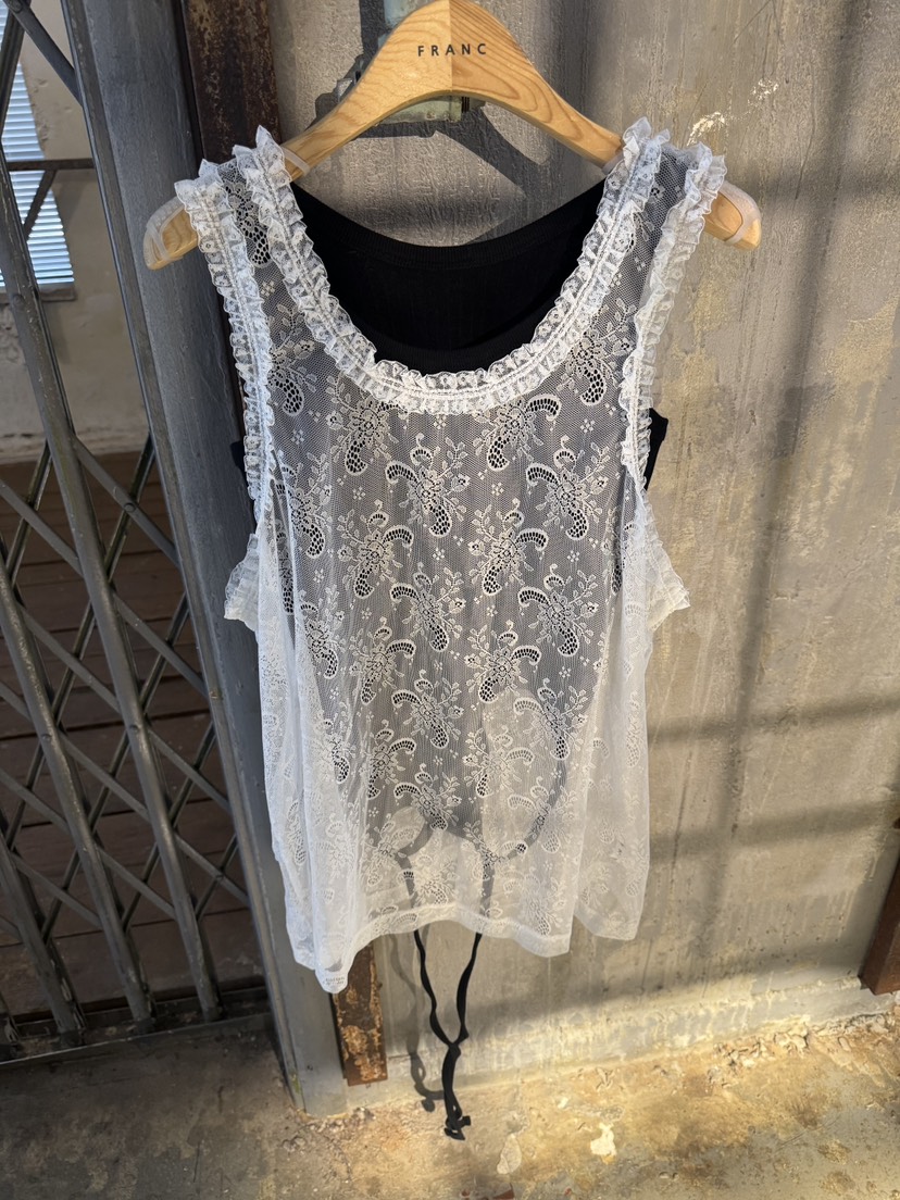 FRANC—L直郵韓國代購㊣女裝新款人氣休閑吊帶背心不含內搭FRANC吊帶/背心