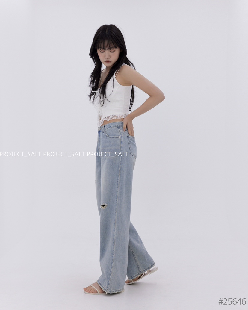 PROJECT SALT韓國㊣直郵東大門代購女裝新品推薦牛仔褲PROJECTSALT牛仔褲