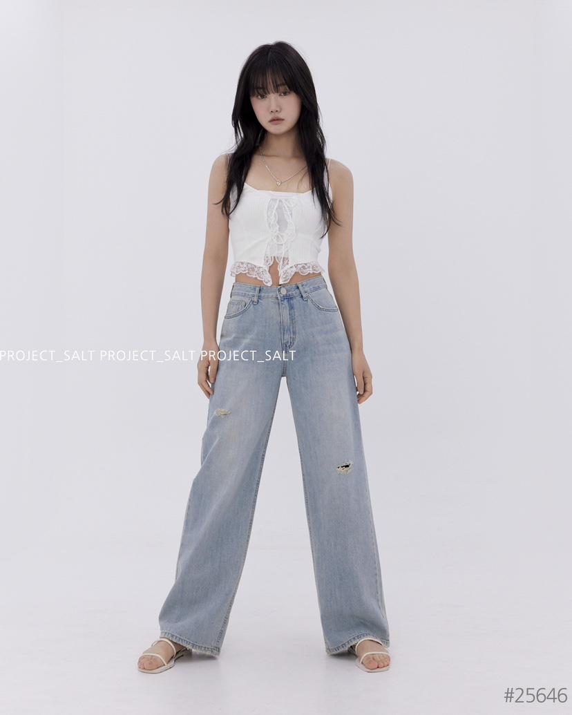 PROJECT SALT韓國㊣直郵東大門代購女裝新品推薦牛仔褲PROJECTSALT牛仔褲