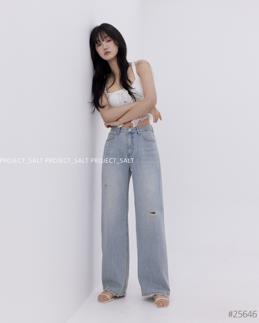 PROJECT SALT韓國㊣直郵東大門代購女裝新品推薦牛仔褲PROJECTSALT牛仔褲