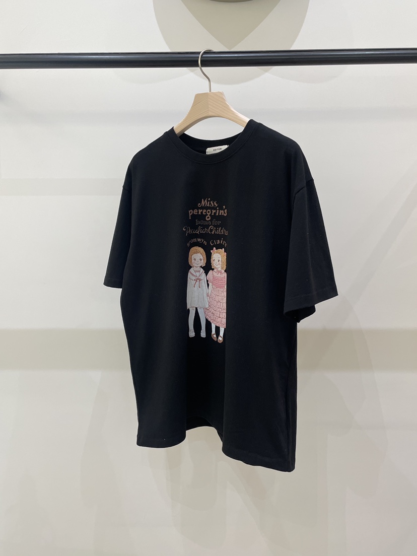 EDITORI韓國㊣直郵東大門代購女裝新品25春夏熱賣人氣休閑T恤EDITORIT恤圖色2