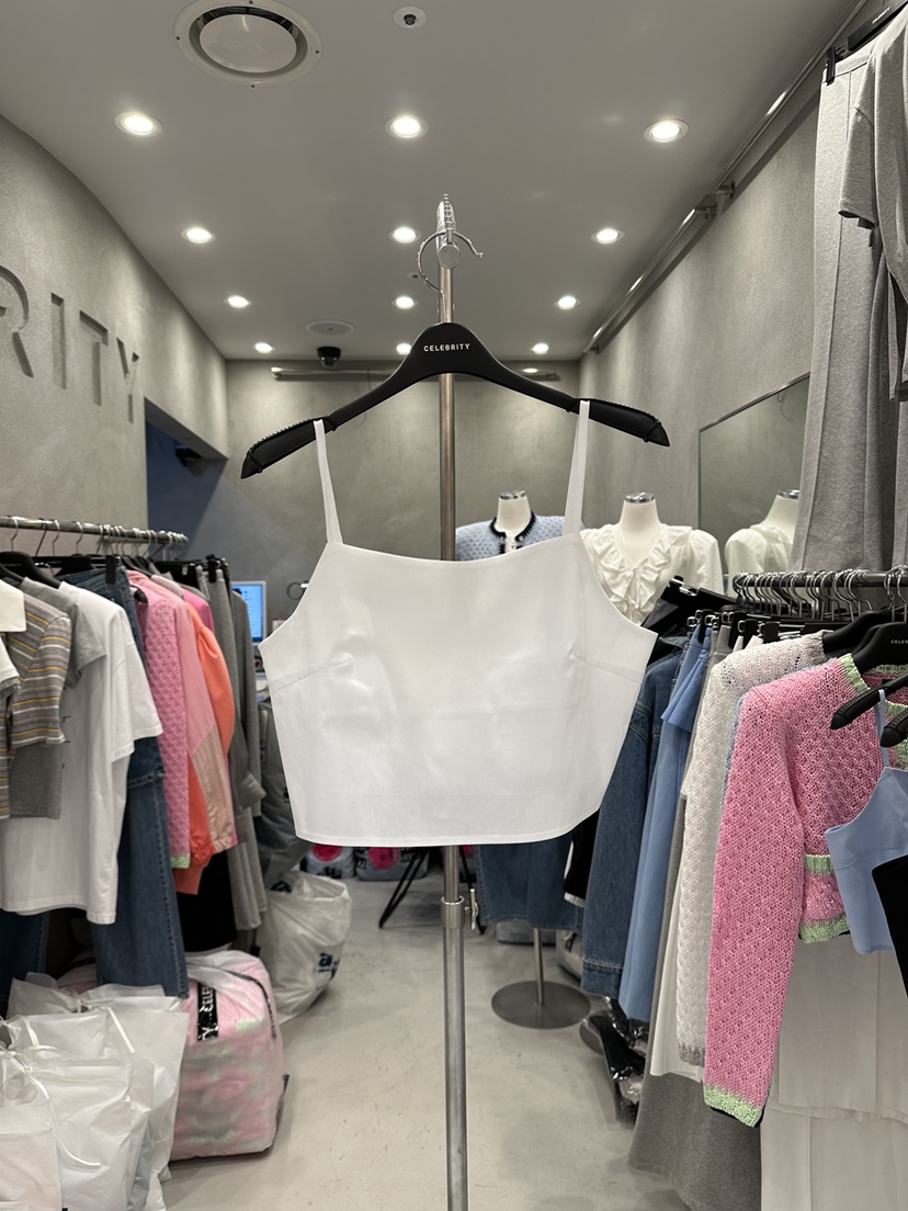 CELEBRITY-A韓國㊣直郵東大門代購女裝新品25春夏吊帶背心CELEBRITY-A吊帶/背心