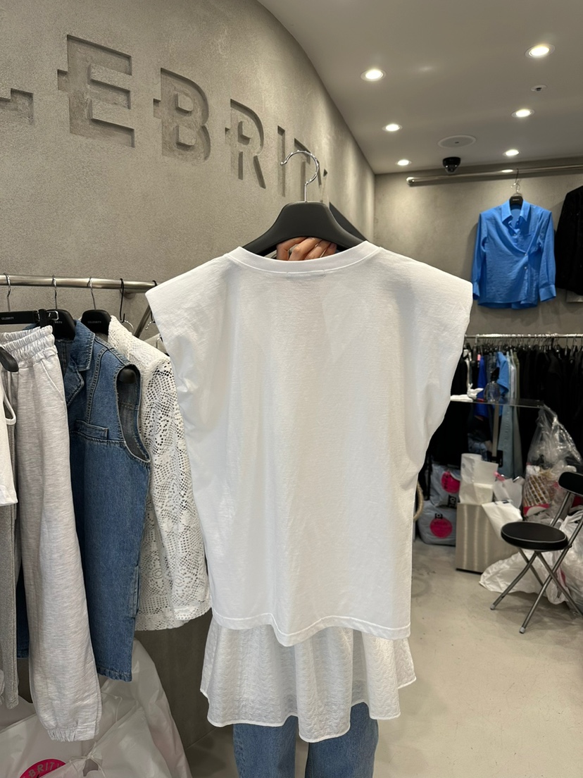 CELEBRITY-A韓國直郵㊣女裝新品休閑25春夏熱賣推薦吊帶背心CELEBRITY-A吊帶/背心