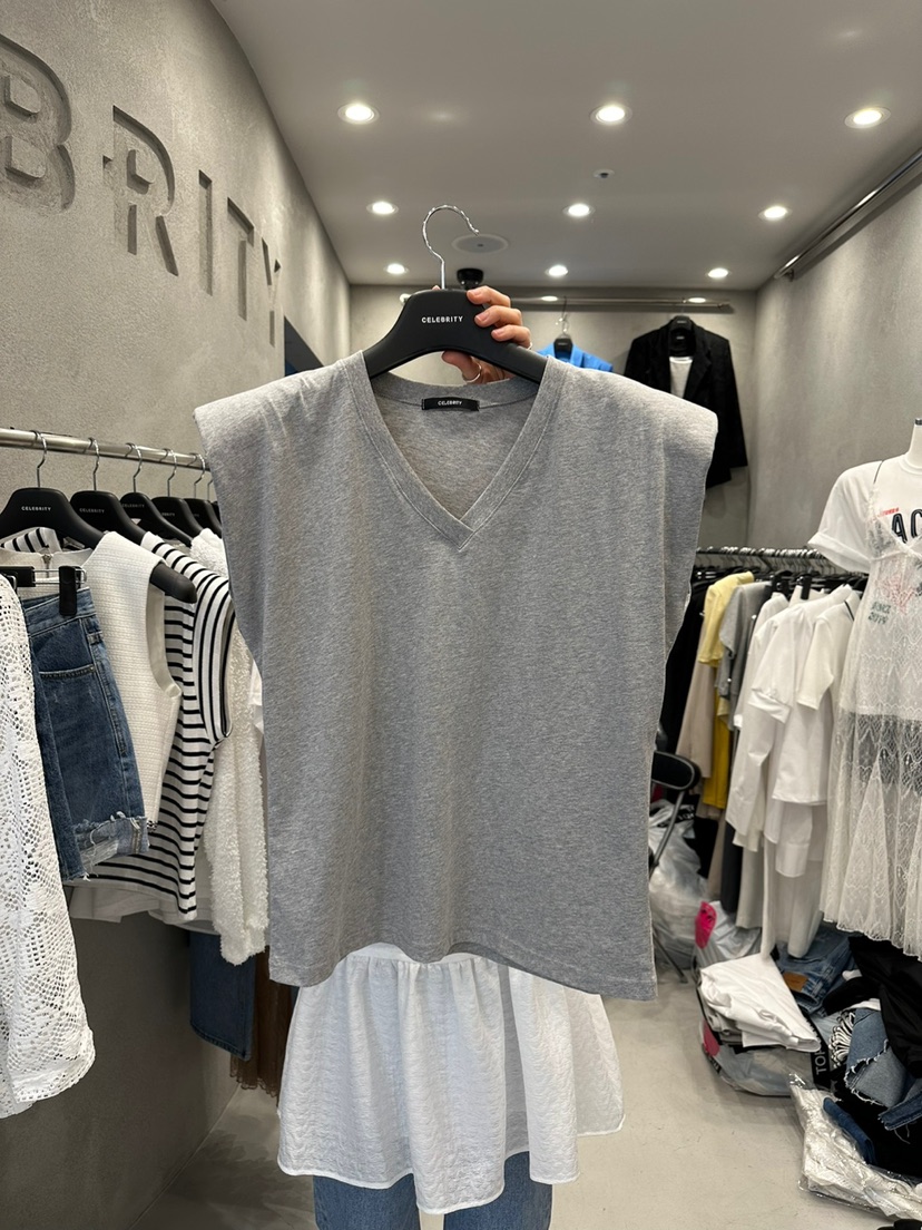 CELEBRITY-A韓國直郵㊣女裝新品休閑25春夏熱賣推薦吊帶背心CELEBRITY-A吊帶/背心圖色4