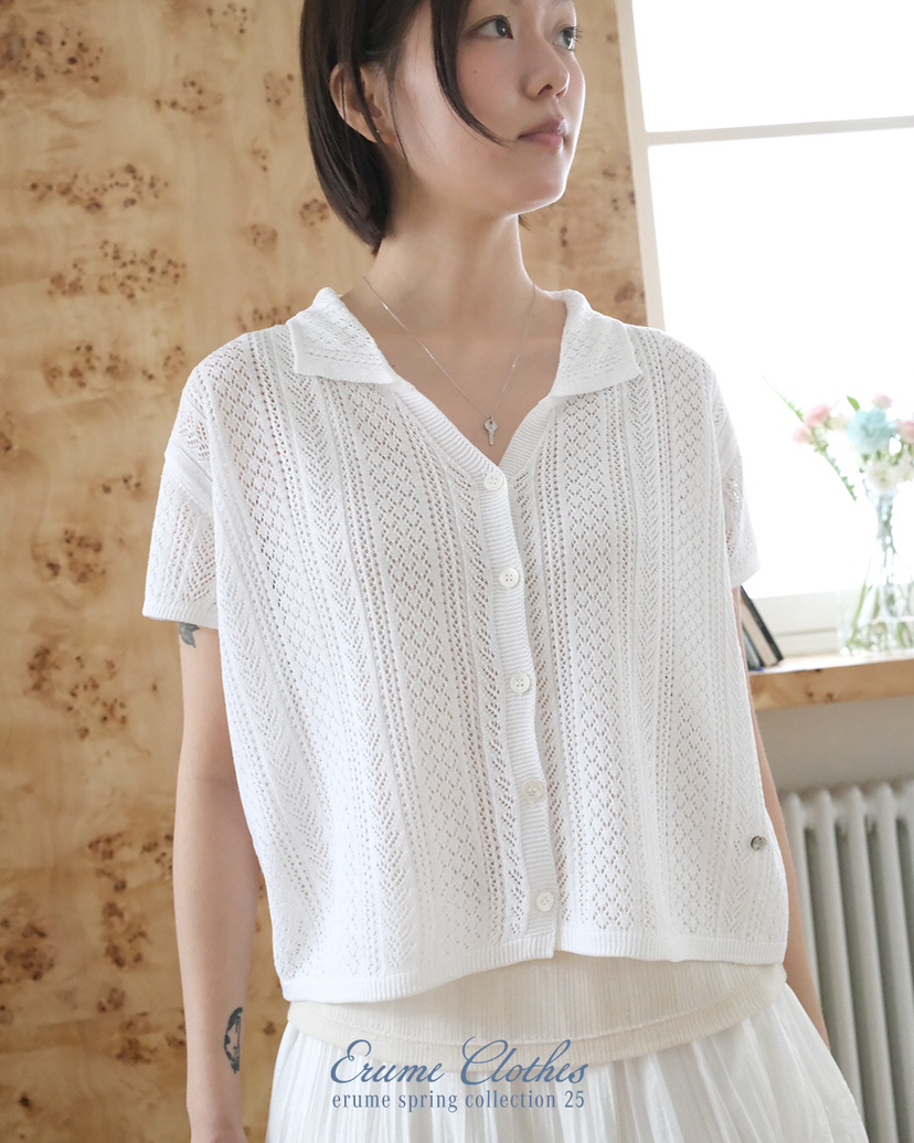 ERUME韓國直郵㊣東大門實拍女裝新品25春夏時尚人氣熱賣針織衫ERUME針織衫