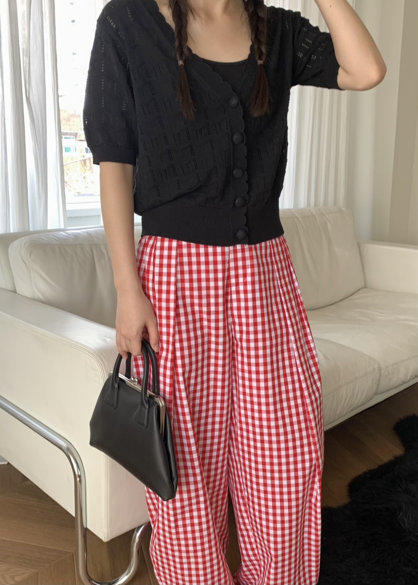 PEBBLE韓國直郵㊣女裝新款休閑推薦時尚熱賣25春夏人氣針織衫PEBBLE/LAYER針織衫