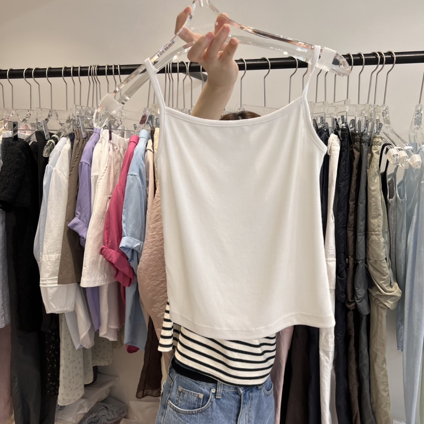 RIVEROOM直郵韓國代購㊣女裝新品人氣休閑時尚吊帶背心蕾絲RIVEROOM吊帶/背心