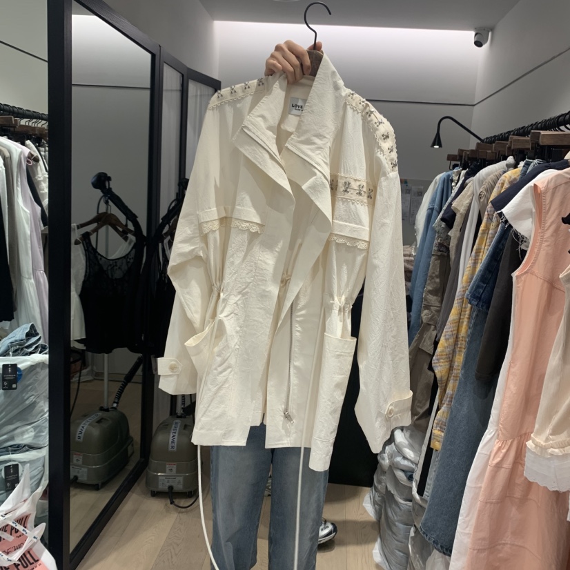 LOVE PULL韓國直郵㊣東大門實拍女裝新品25春夏熱賣人氣夾克LOVE PULL夾克