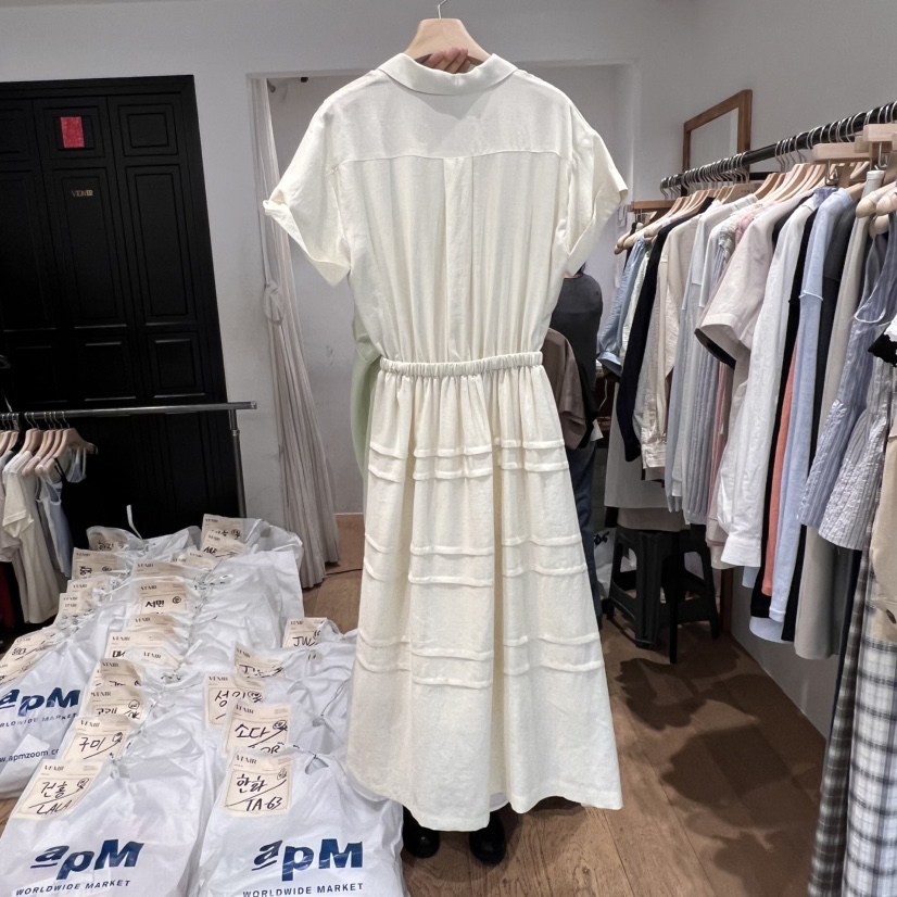 VENIR-a韓國直郵㊣女裝新品人氣25春夏推薦熱賣休閑連衣裙VENIR-a連衣裙