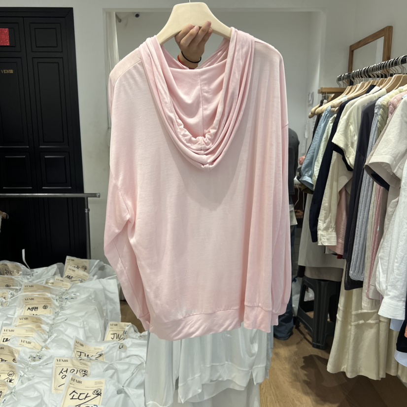 VENIR-a韓國直郵㊣女裝新品休閑人氣推薦熱賣時尚25春夏長袖T恤VENIR-a長袖T恤