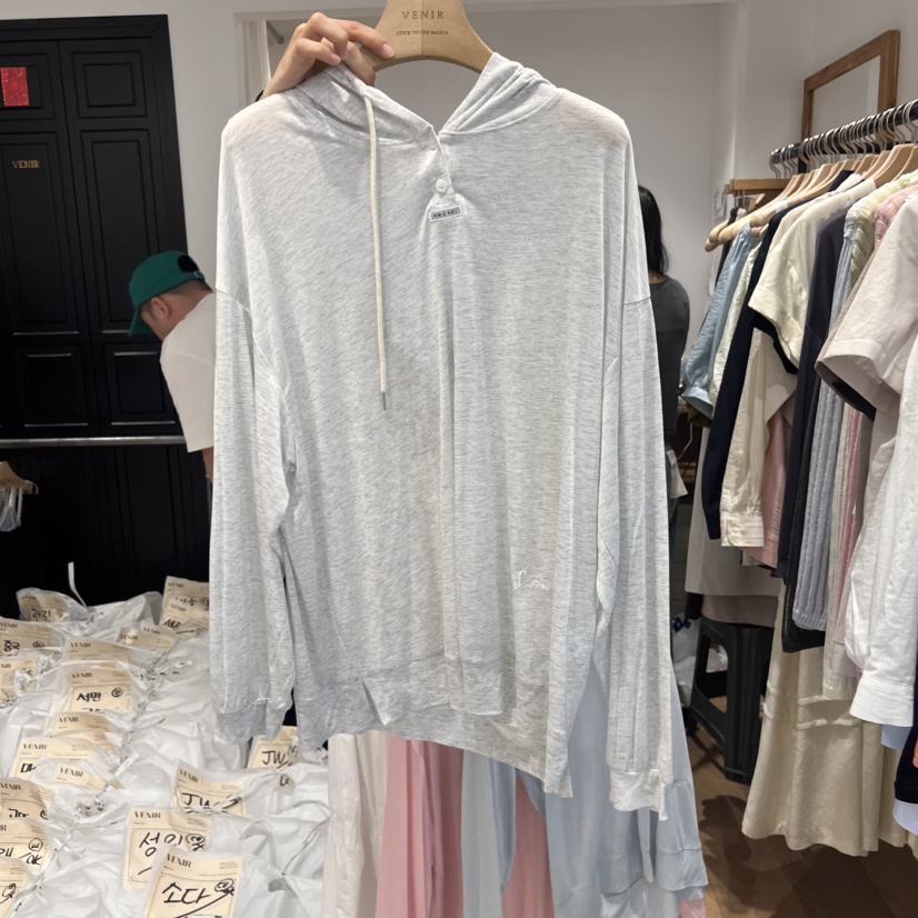 VENIR-a韓國直郵㊣女裝新品休閑人氣推薦熱賣時尚25春夏長袖T恤VENIR-a長袖T恤圖色3