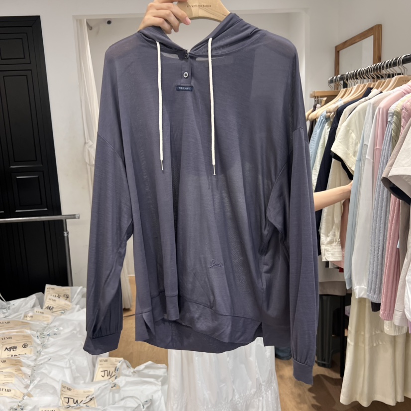 VENIR-a韓國直郵㊣女裝新品休閑人氣推薦熱賣時尚25春夏長袖T恤VENIR-a長袖T恤圖色5