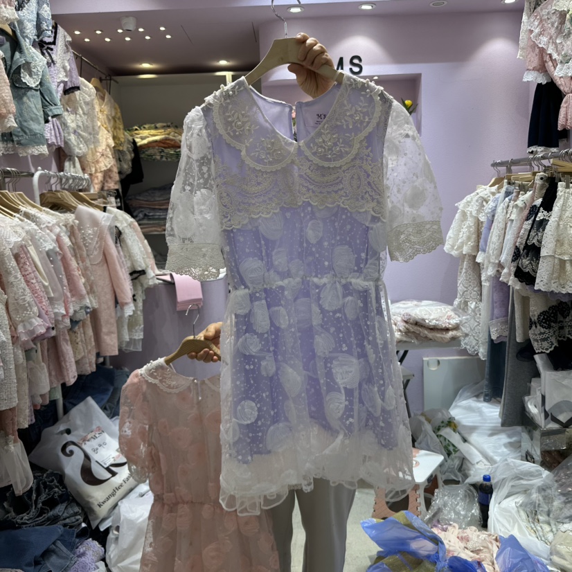 MS直郵韓國代購㊣女裝新品熱賣人氣25春夏推薦時尚休閑連衣裙MS連衣裙