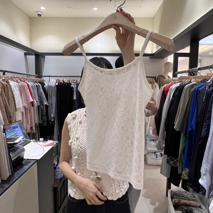 SELF SERVICE韓國直郵㊣東大門實拍女裝新品休閑熱賣吊帶背心SELF SERVICE吊帶/背心