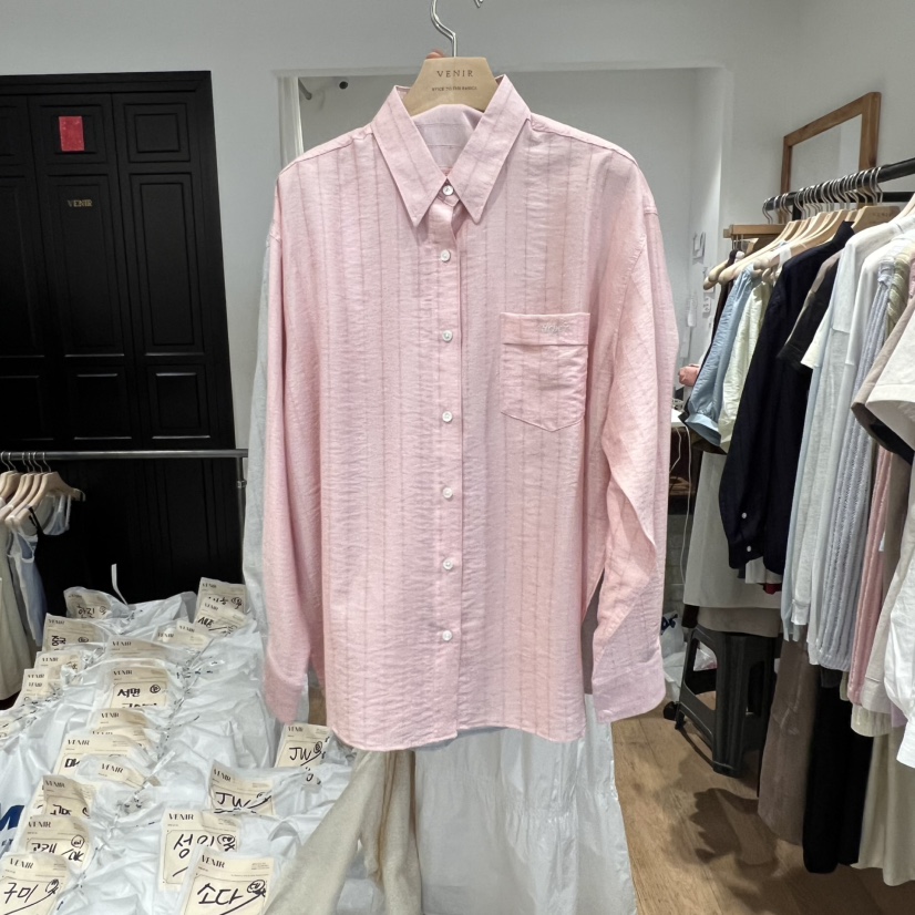 VENIR-a韓國㊣直郵東大門代購女裝新品休閑時尚襯衫蕾絲衫VENIR-a襯衫/蕾絲衫圖色2
