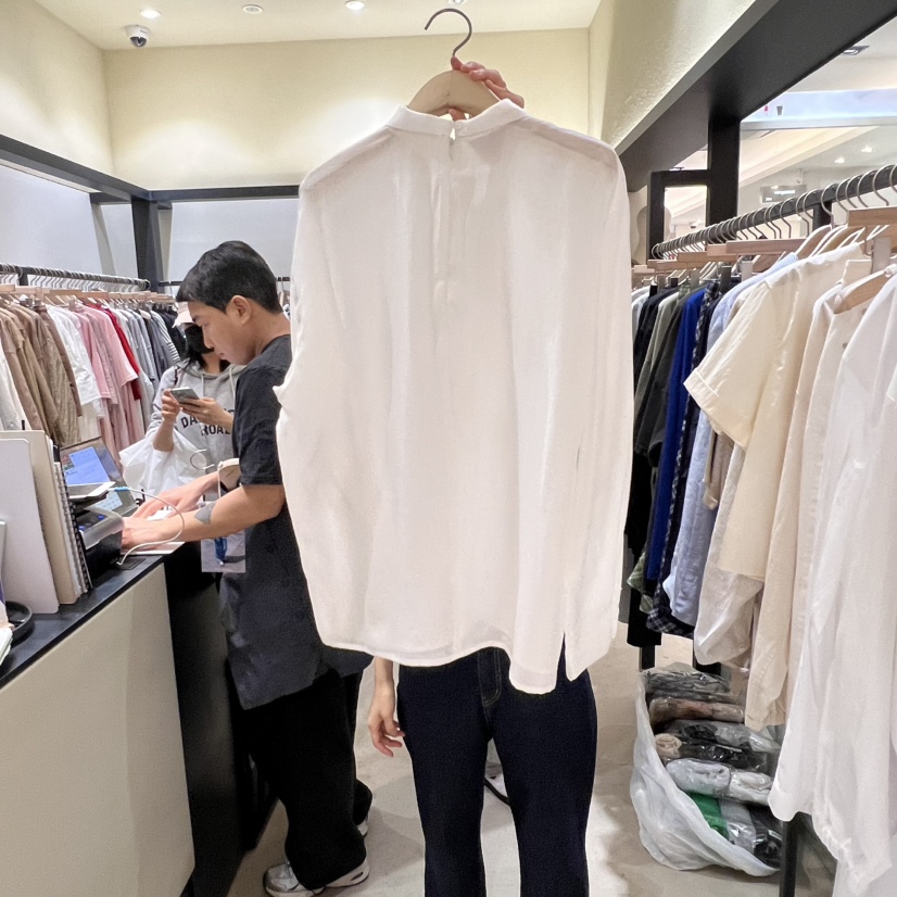 SELF SERVICE韓國直郵㊣東大門實拍女裝新款熱賣襯衫蕾絲衫SELF SERVICE襯衫/蕾絲衫