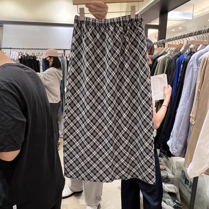 SELF SERVICE韓國直郵㊣女裝新品熱賣人氣25春夏半身裙中短裙SELF SERVICE半身裙/中短裙圖色2