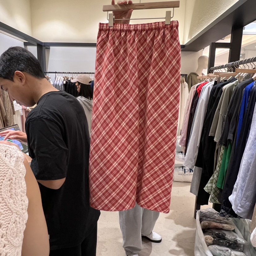 SELF SERVICE韓國直郵㊣女裝新品熱賣人氣25春夏半身裙中短裙SELF SERVICE半身裙/中短裙圖色4