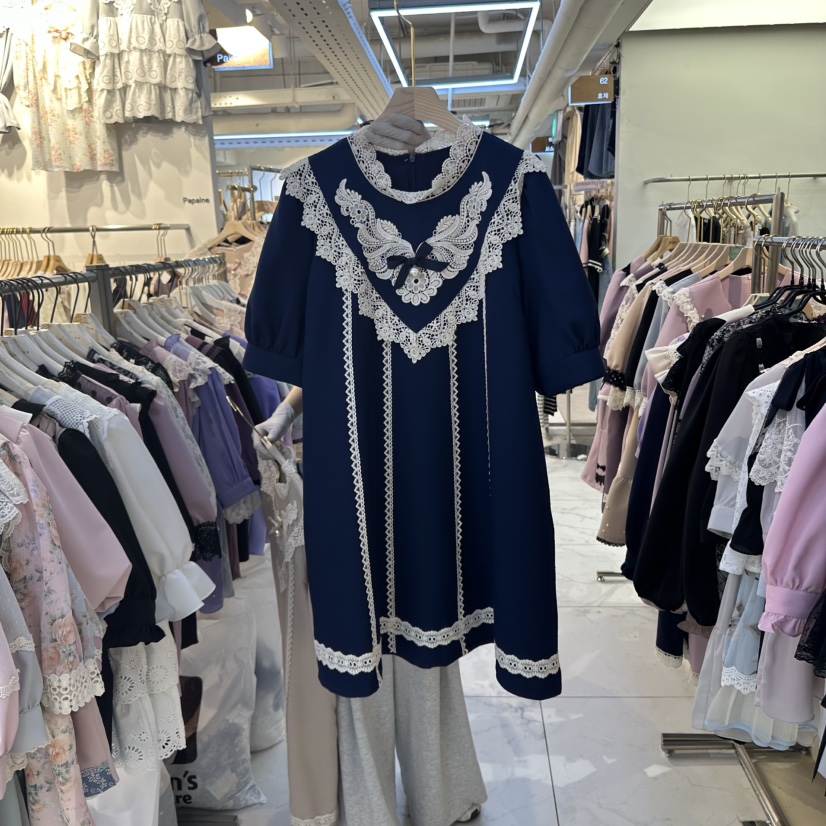 PAPA韓國㊣直郵東大門代購女裝新品人氣25春夏熱賣時尚連衣裙PAPA連衣裙圖色2