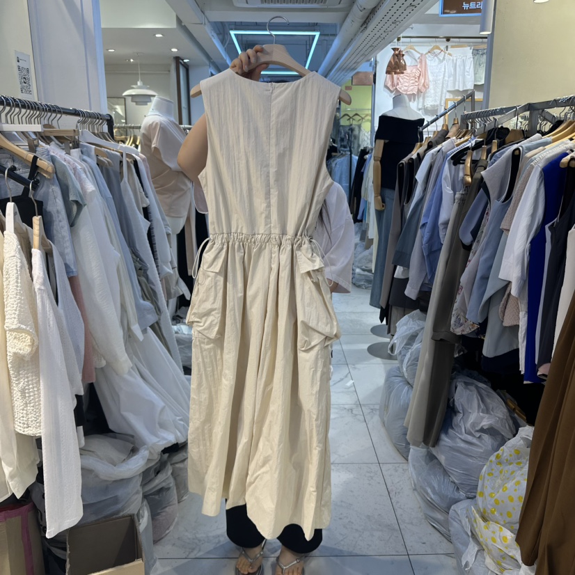 HARU韓國㊣直郵東大門代購女裝新品25春夏休閑時尚連衣裙口袋HARU連衣裙