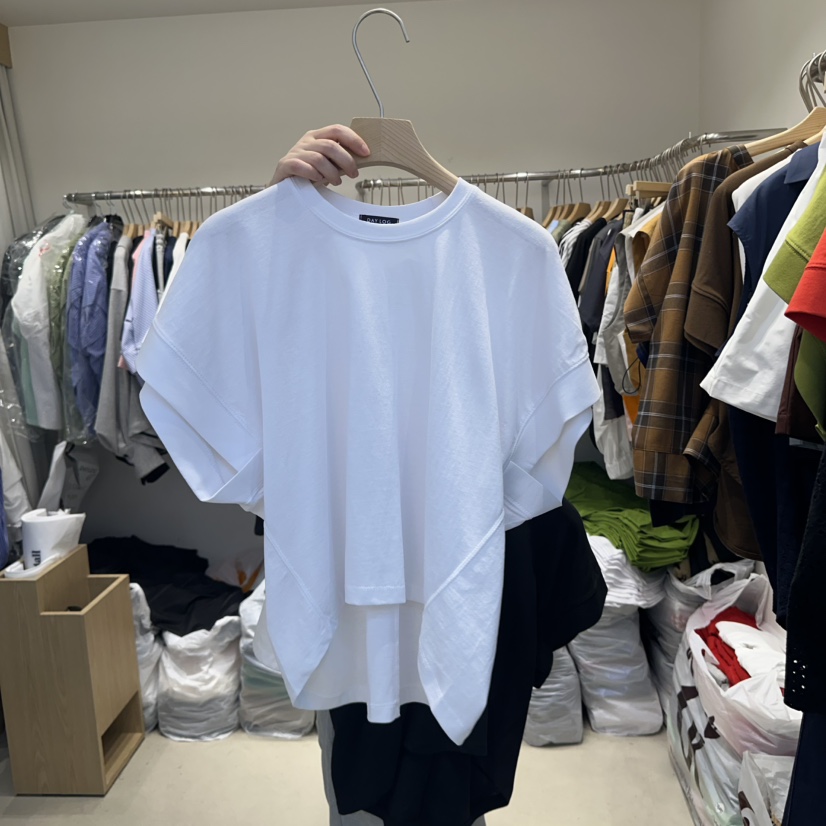 DA YLOG直郵韓國代購㊣女裝新品熱賣人氣推薦時尚休閑25春夏T恤DA YLOGT恤圖色1