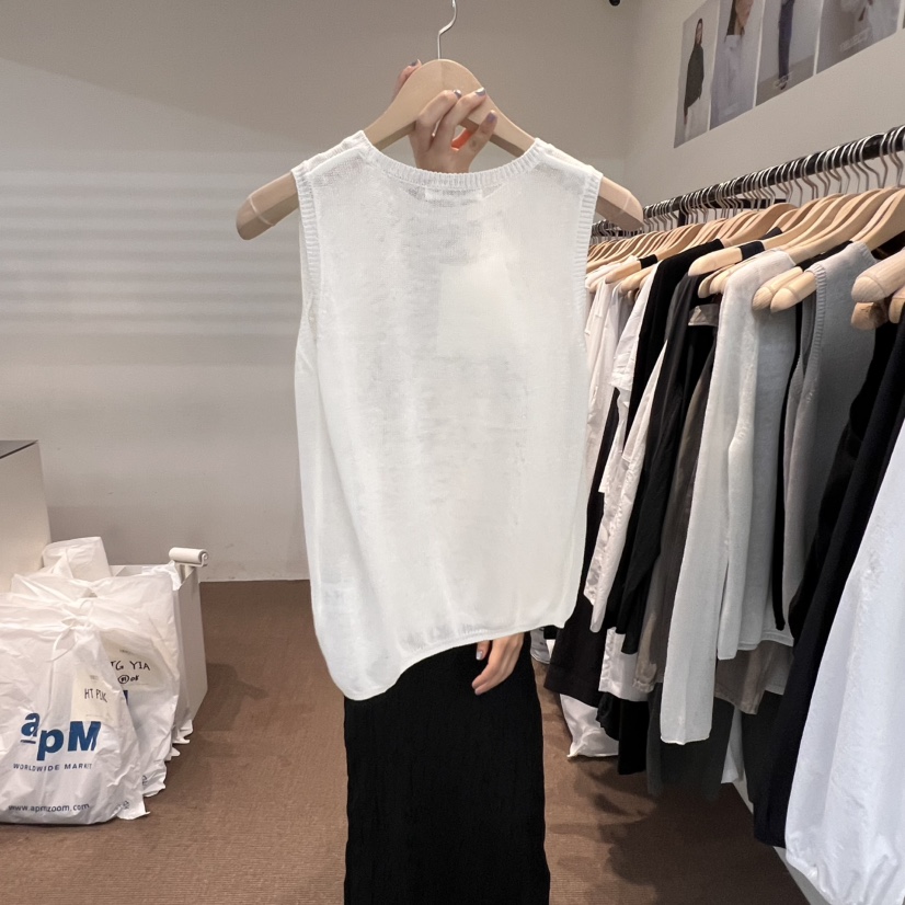 OBJECT韓國直郵㊣女裝新款熱賣時尚人氣25春夏休閑吊帶背心OBJECT吊帶/背心