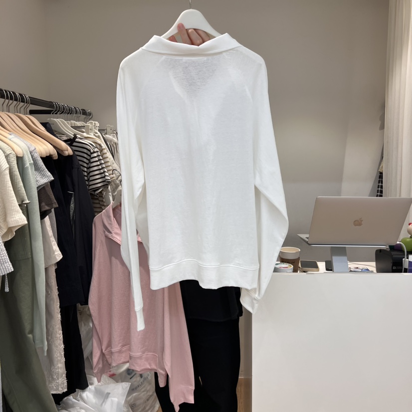 JINSIM直郵韓國代購㊣女裝新品25春夏熱賣休閑人氣時尚衛衣JINSIM衛衣