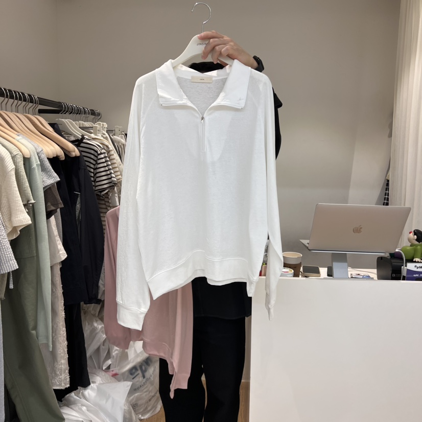 JINSIM直郵韓國代購㊣女裝新品25春夏熱賣休閑人氣時尚衛衣JINSIM衛衣