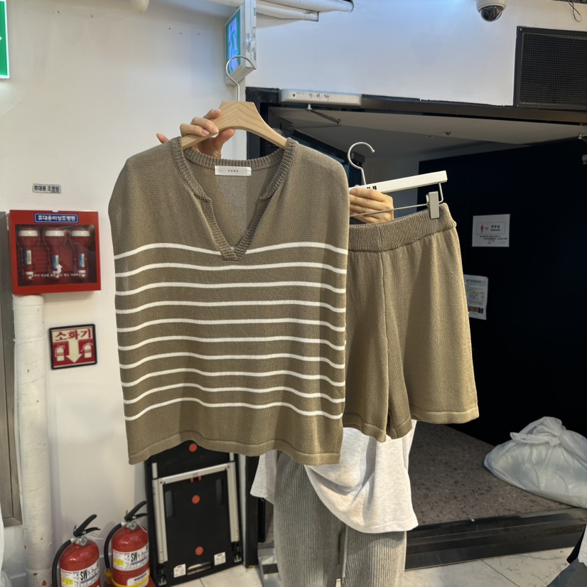 HARU韓國㊣直郵東大門代購女裝新品人氣25春夏時尚套裝套裝HARU套裝圖色2