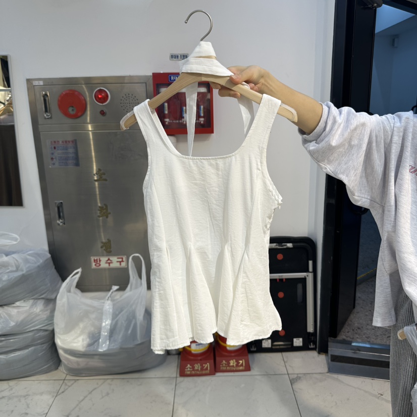 HARU韓國直郵㊣女裝新款推薦時尚熱賣25春夏吊帶背心含脖帶HARU吊帶/背心