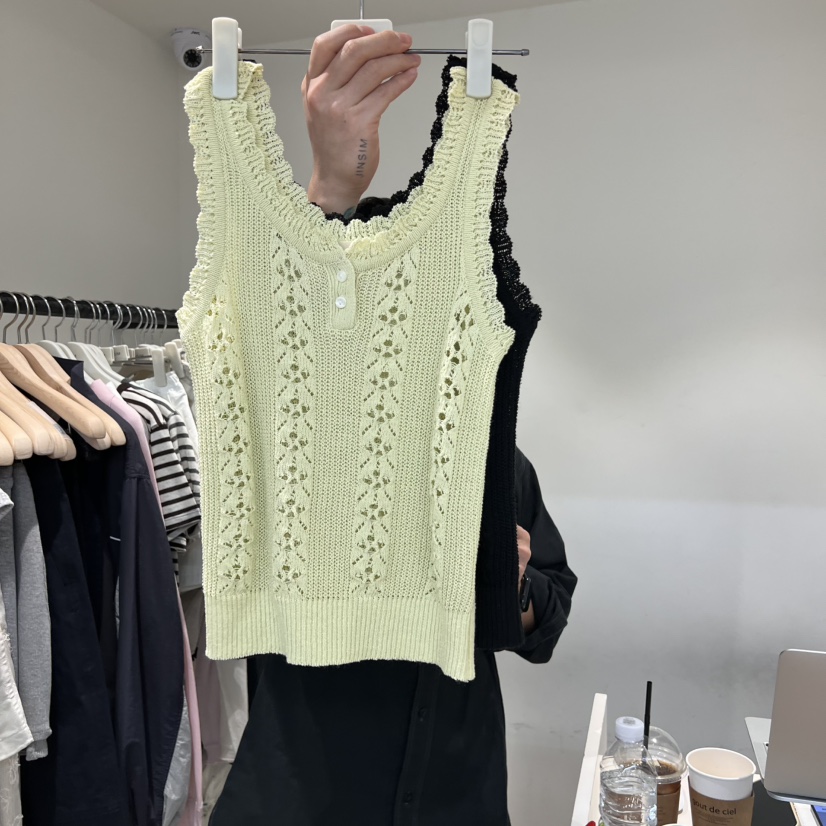 JINSIM韓國㊣直郵東大門代購女裝新品熱賣時尚人氣吊帶背心JINSIM吊帶/背心圖色2