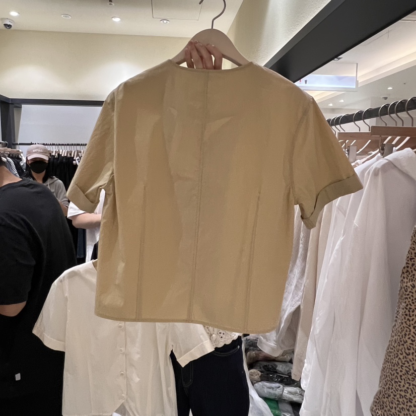 SELF SERVICE韓國直郵㊣女裝新款推薦人氣熱賣休閑襯衫蕾絲衫SELF SERVICE襯衫/蕾絲衫