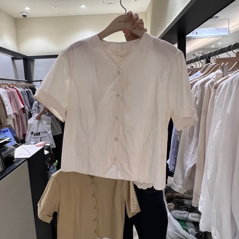 SELF SERVICE韓國直郵㊣女裝新款推薦人氣熱賣休閑襯衫蕾絲衫SELF SERVICE襯衫/蕾絲衫圖色2