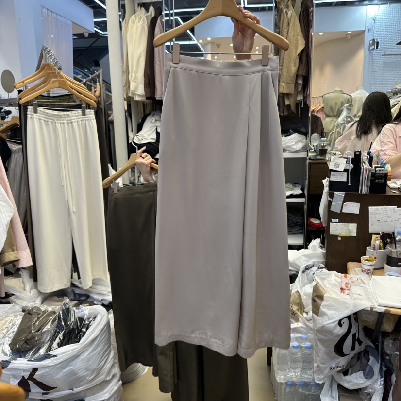 SANS韓國直郵㊣女裝新款時尚人氣25春夏休閑推薦熱賣長裙SANS長裙圖色1