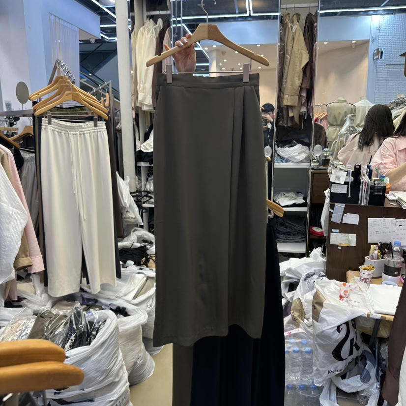 SANS韓國直郵㊣女裝新款時尚人氣25春夏休閑推薦熱賣長裙SANS長裙圖色3