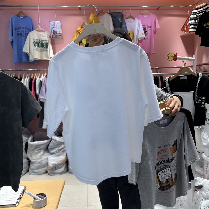 K STORY直郵韓國代購㊣女裝新品25春夏時尚熱賣人氣推薦T恤K STORYT恤