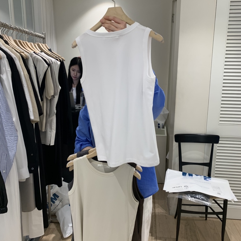 MONIQUE韓國直郵㊣女裝新品時尚人氣休閑推薦熱賣25春夏吊帶背心MONIQUE吊帶/背心